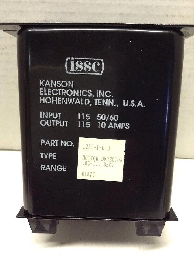 Kanson Electronics,1260-1-D-B,Motion Detector