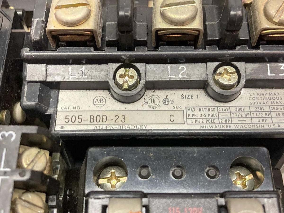 Allen-Bradley,505-BOD-23,Reversing Starter Ser C Size 1