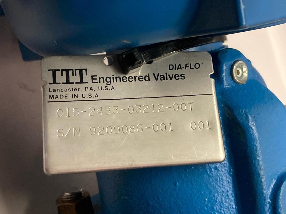 Used ITT,015-2433-03212-00T,Actuator Valve 1-1/2 Bore CF8M 85 PSI