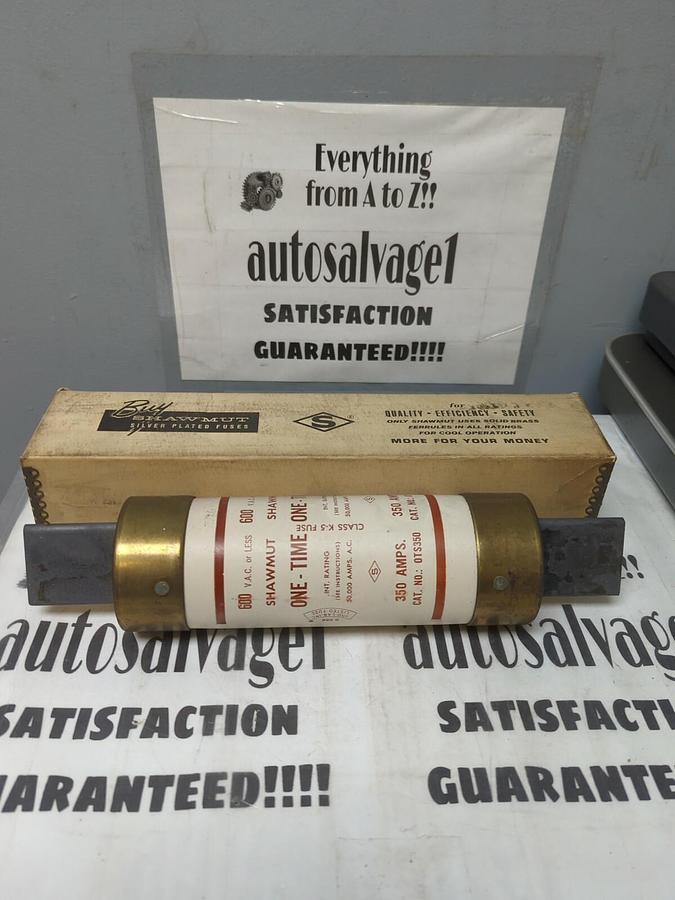 SHAWMUT,OTS350,ONE-TIME FUSE..NOS