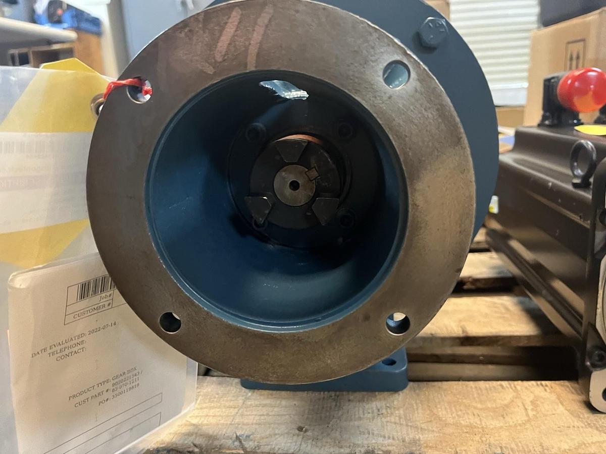 Used CONE DRIVE,MASRU25-W1,GEAR SPEED REDUCER 10:1 1750RPM 4.68HP