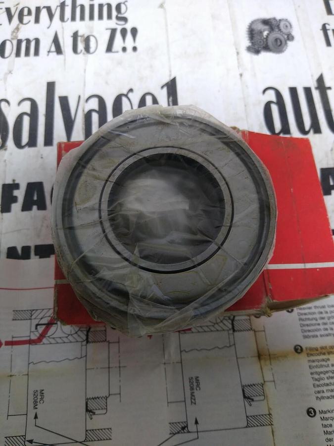 MRC,5207MFF-H501,DOUBLE ROW DOUBLE SHIELDED BALL BEARING NOS