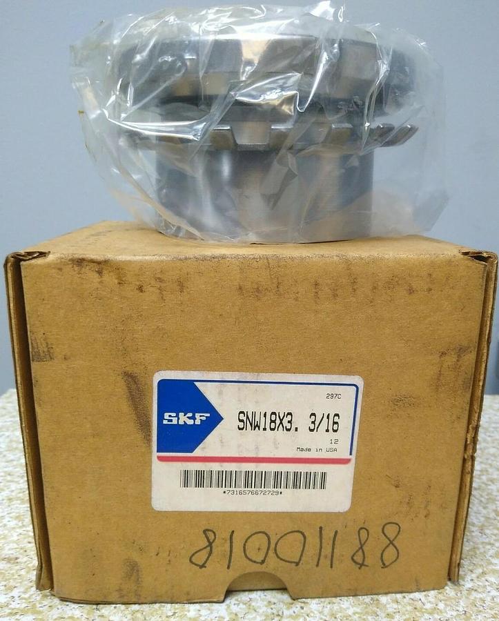 Used SKF,SNW18x3-3/16,Adapter Sleeve NOS