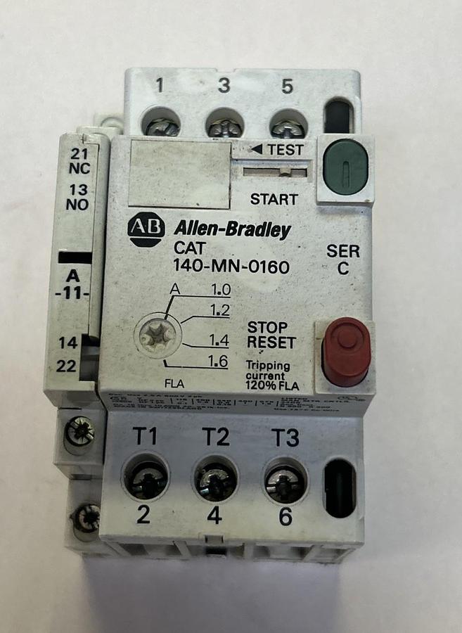 Used ALLEN BRADLEY,140-MN-0160,MOTOR STARTER