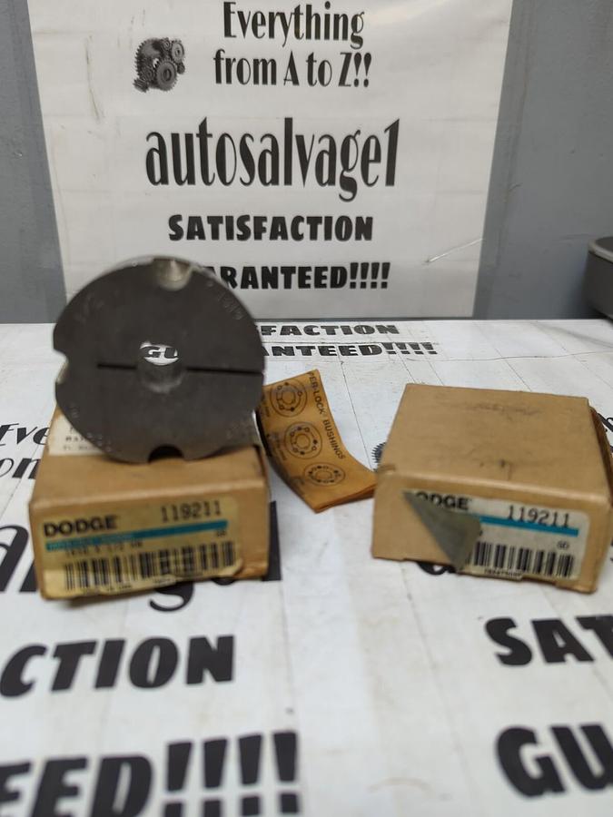 DODGE,119211 1610X1/2-KW,TAPER-LOCK BUSHINGS LOT OF 2