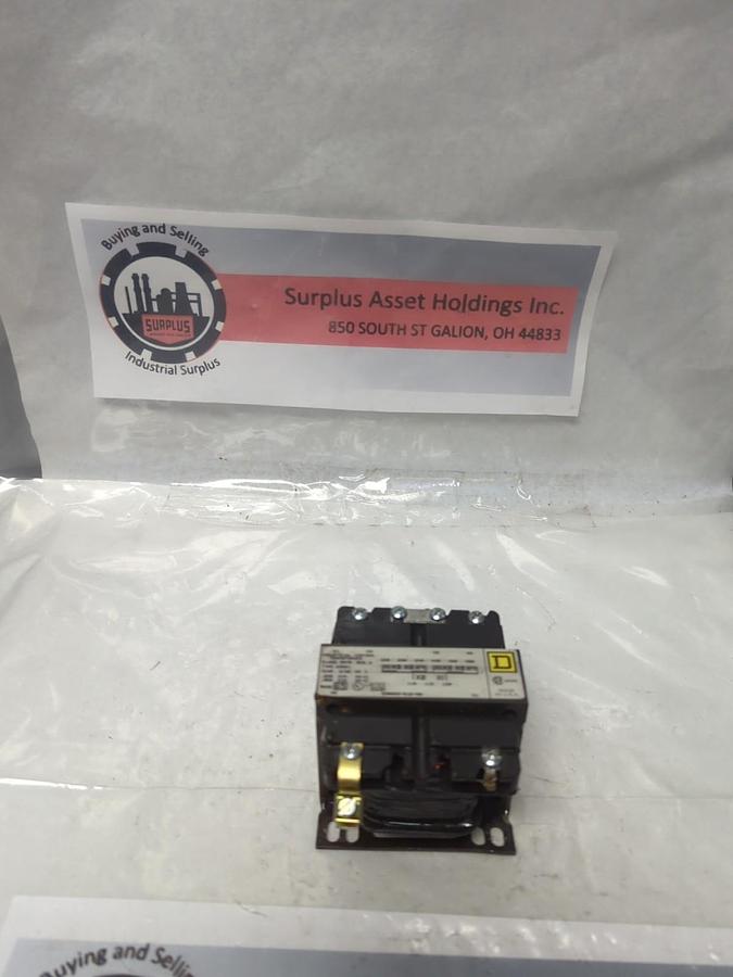Used SQUARE D,9070-K50D1,INDUSTRIAL CONTROL TRANSFORMER .050 KVA 50HZ .050 KVA 60HZ
