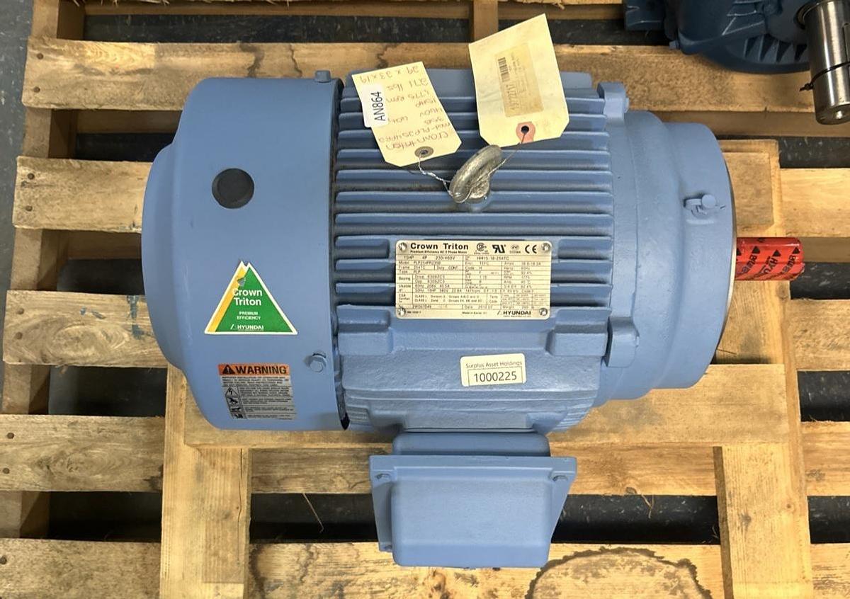 CROWN TRITON,HHI15-18-254TC,MOTOR 15HP 1775RPM 230/460V 3PH 254TC FRAME