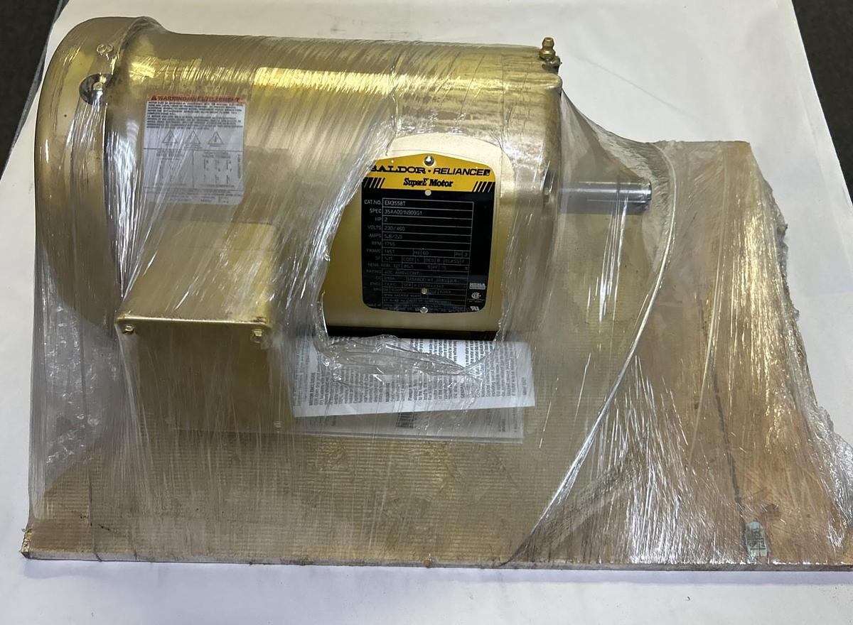 BALDOR,EM3558T,SUPER-E MOTOR 2HP 1755 RPM 230/460V 3PH 145T FRAME NOS