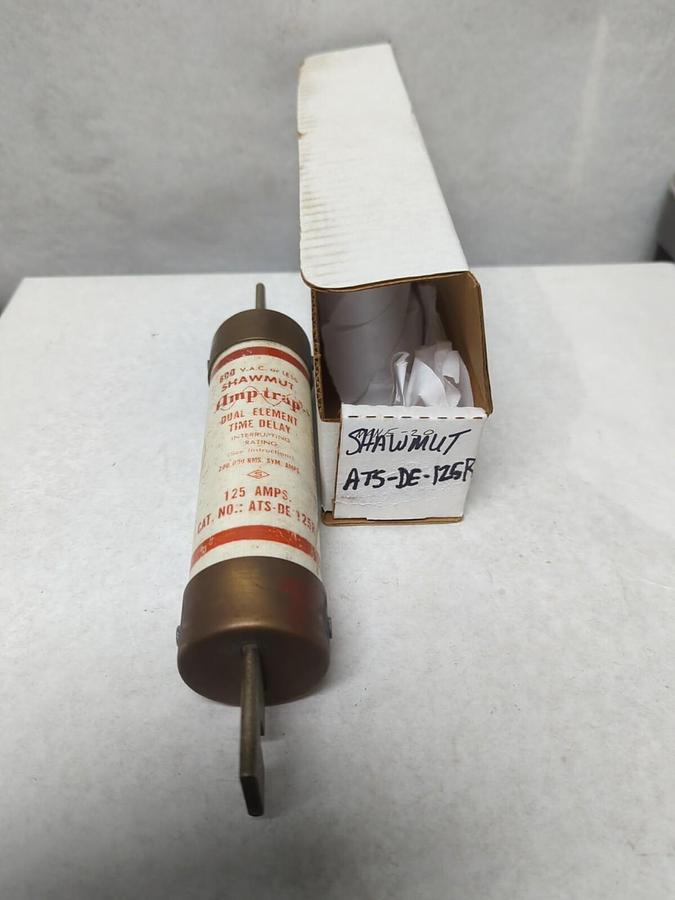 SHAWMUT,AT5-DE-125R,AMP TRAP 125 AMP FUSE NOS