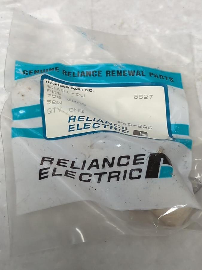 RELIANCE ELECTRIC,63481-24,RESISTOR 750 OHMS 50W NOS