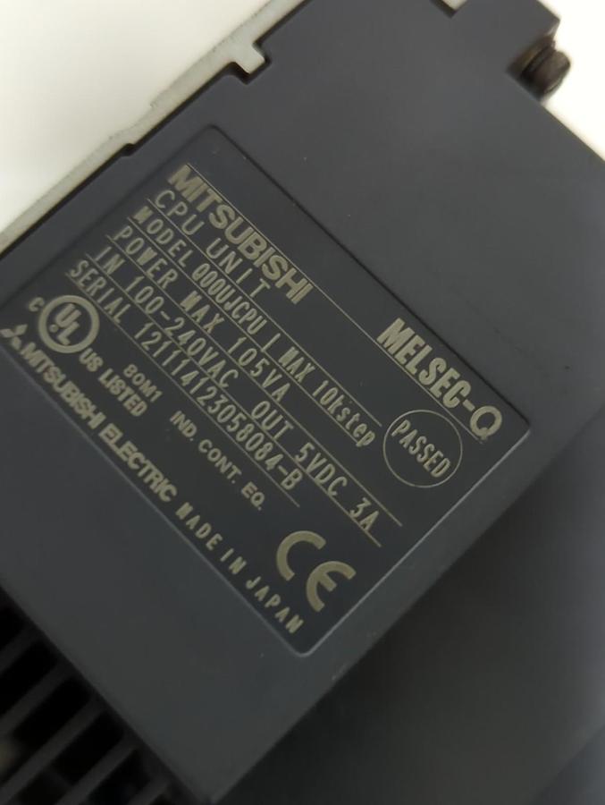 Used MITSUBISHI MELSEC,Q00UJCPU,CPU UNIT WITH 4 MODULES PRE-OWNED