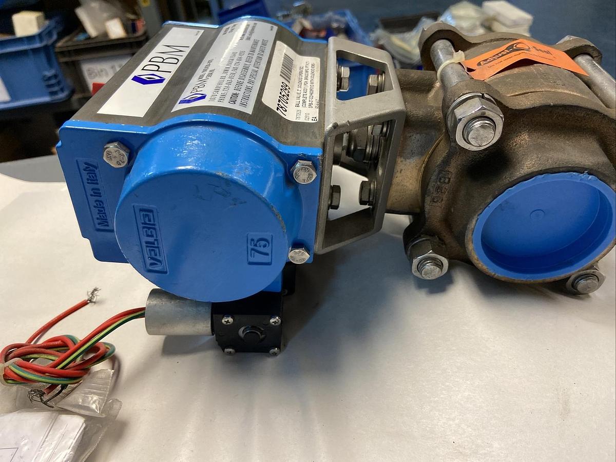 PBM,PAVCL453D-0075,Actuator with 2" Bronze Ball Valve Asco 8551 Solenoid Valve