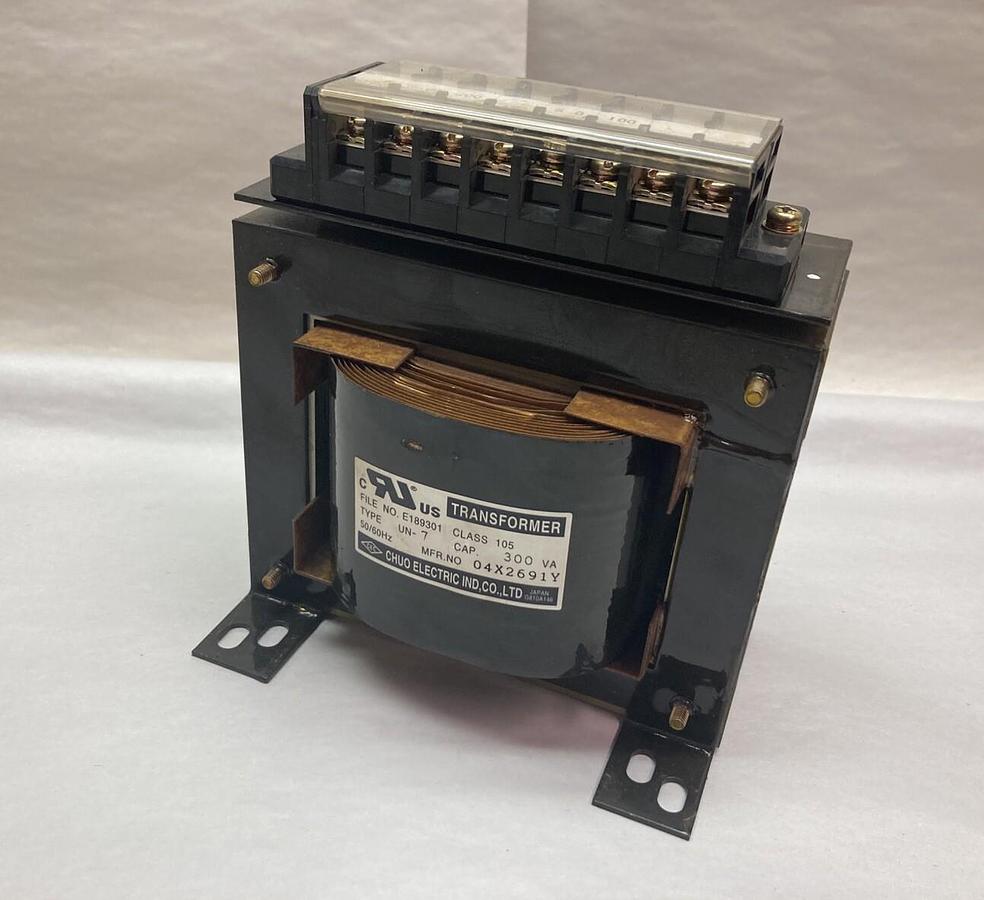 Chuo Electric,E189301 105 UN-7,Transformer 300Va 50/60Hz