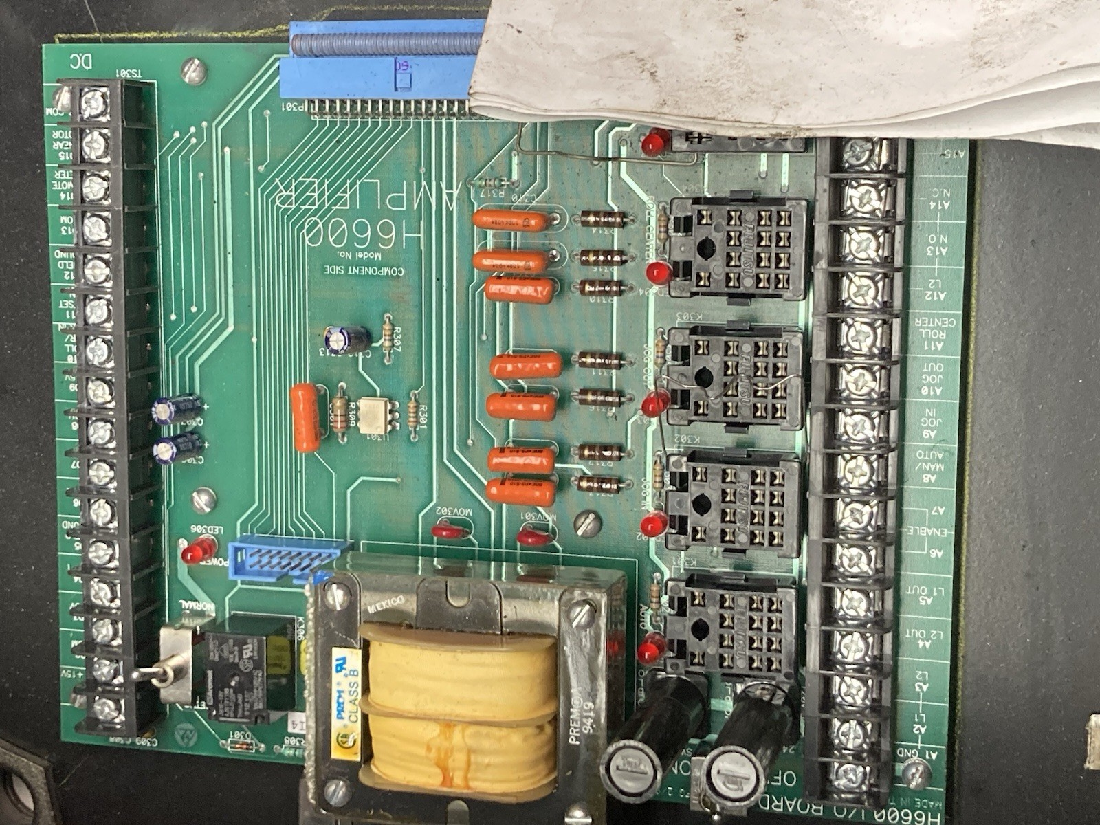 Used North American MFG,H6601-BFR-01,Amplifier Controller Panel 1C-04