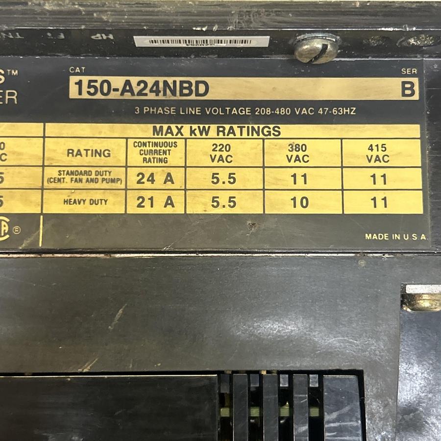 Used ALLEN BRADLEY,150-A24NBD,SMART MOTOR CONTROLLER
