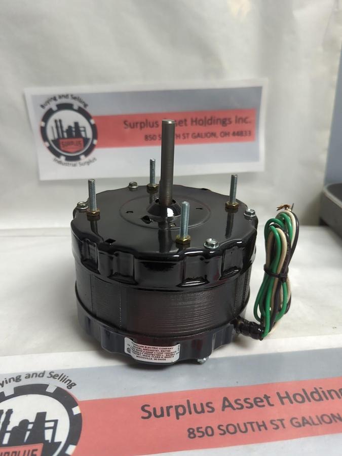 McMILLAN ELECTRIC,A0524A2161,MOTOR 120V 60HZ 2.2 AMP 1/12HP 1000RPM NOS