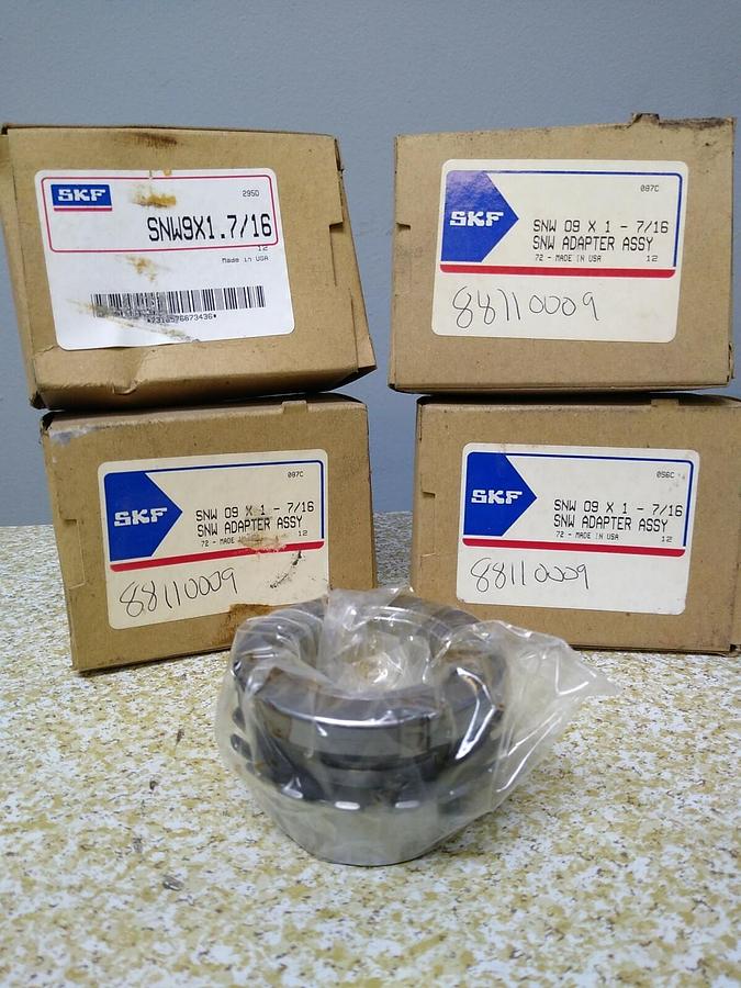 Used SKF,SNW9X1-7/16,Adapter Sleeve Lot of 4 NOS