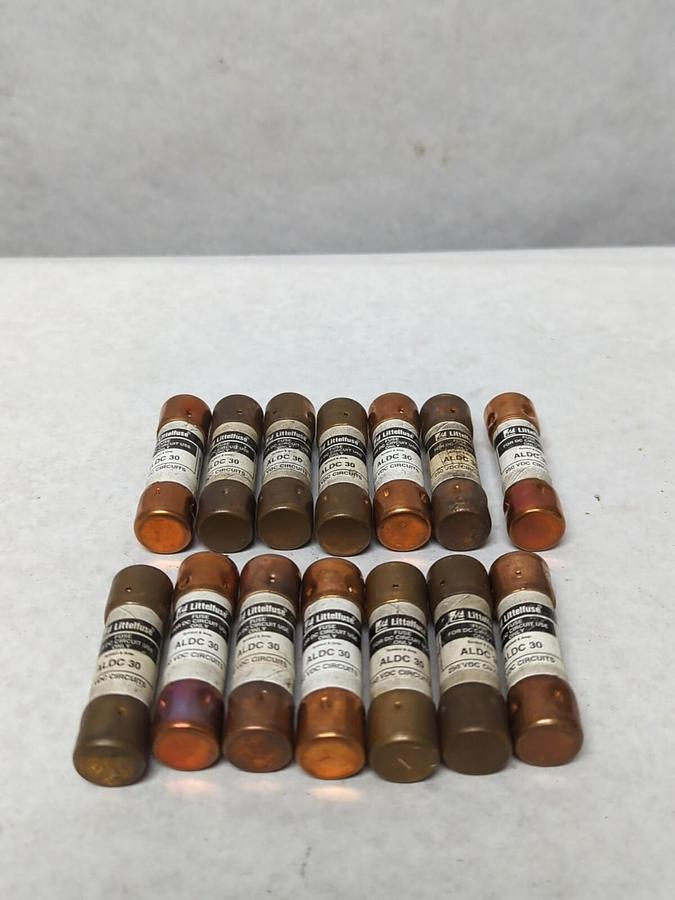 LITTELFUSE,ALDC 30,FUSE LOT OF 14 NOS