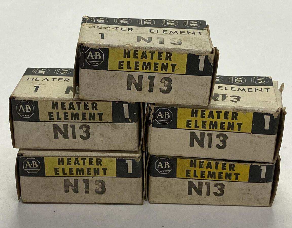 ALLEN BRADLEY,N13,OVERLOAD RELAY HEATER ELEMENT LOT OF 5 NOS