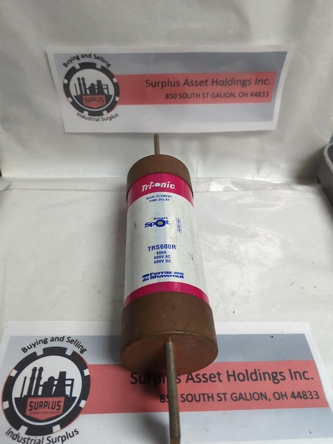 Used FERRAZ SHAWMUT,TRS600R,SMART-SPOT 600 AMP FUSE PRE-OWNED