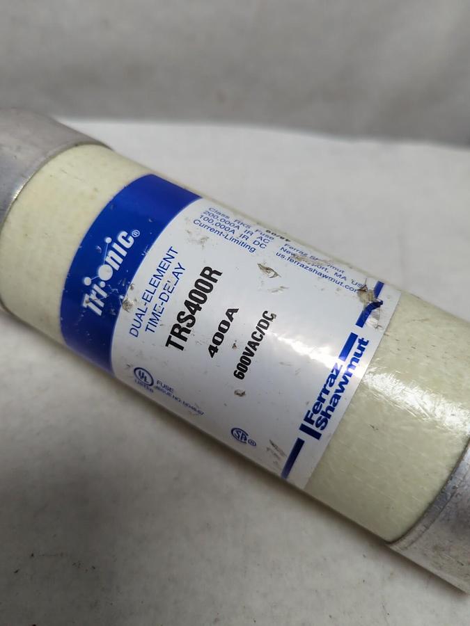 FERRAZ SHAWMUT,TRS400R,TRI0ONIC 400 AMP FUSE NOS