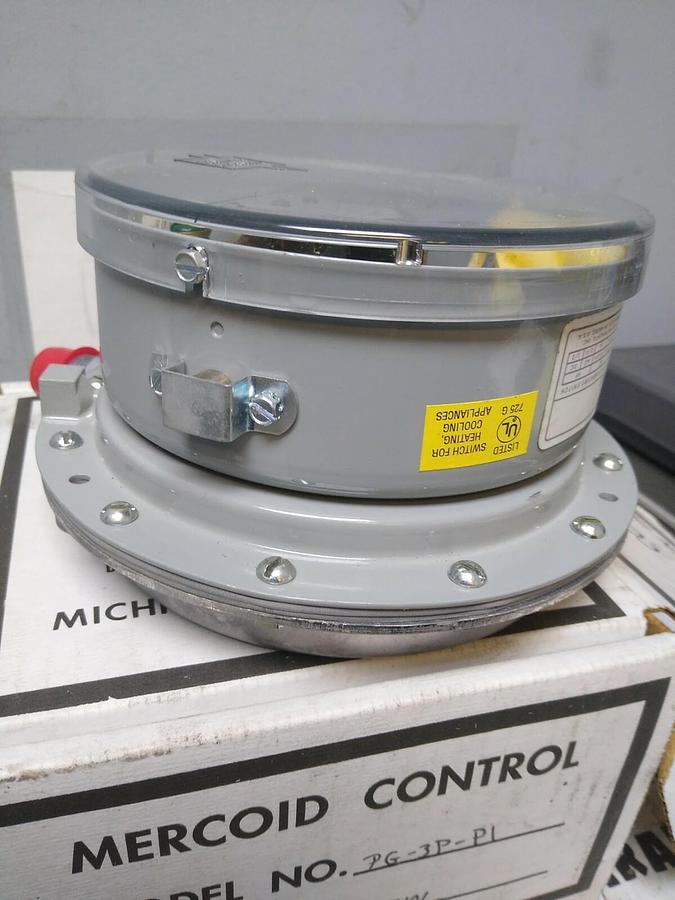 MERCOID,PF-3P-P1,GAS PRESSURE SWITCH NOS