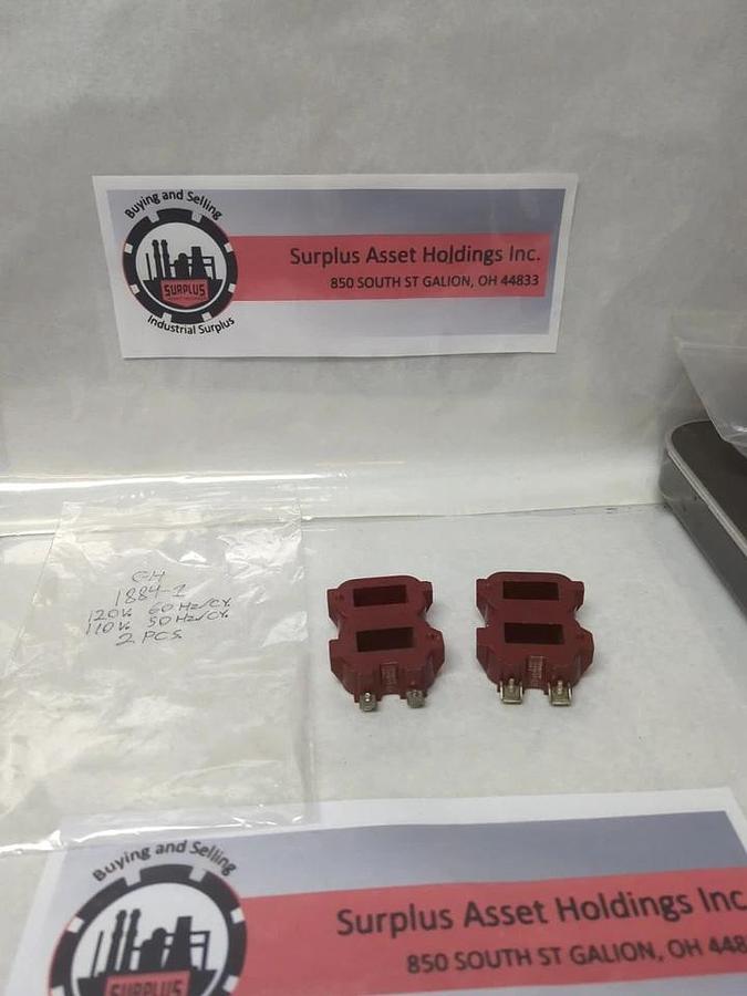 Used CUTLER HAMMER,1884-1,COIL 120V 50HZ/CY 110V 50HZ/CY LOT OF 2 PRE-OWNED