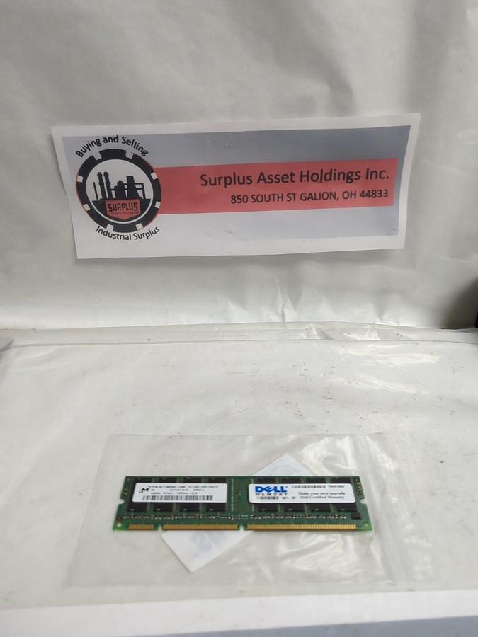 Used MICRON/DELL,PC133U-333-542-A,MEMEORY CARD PRE-OWNED