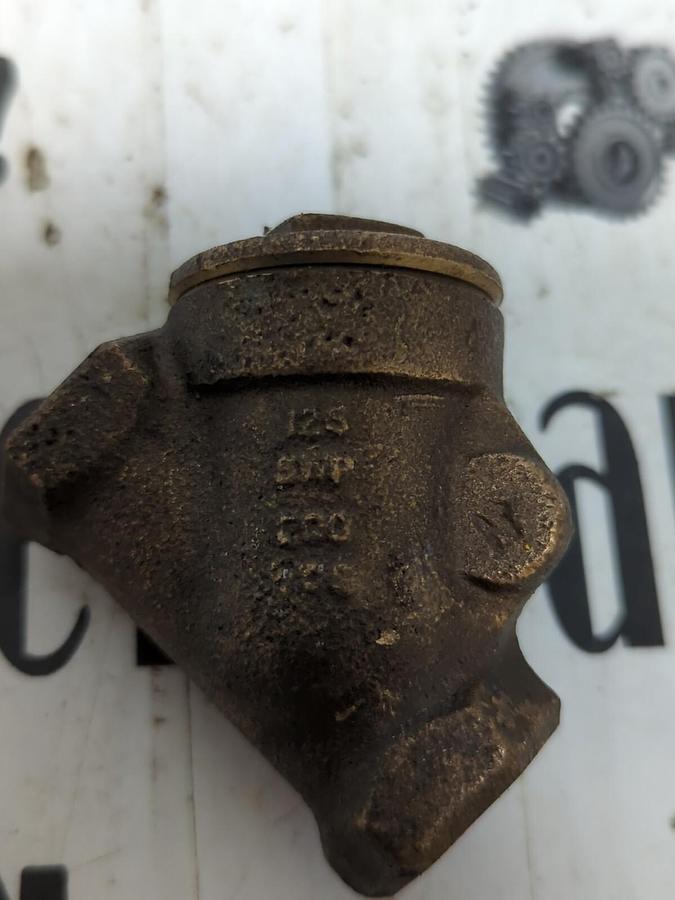 NIBCO,125SWP,200WOG 1/4 INCH SWING CHECK VALVE NOS