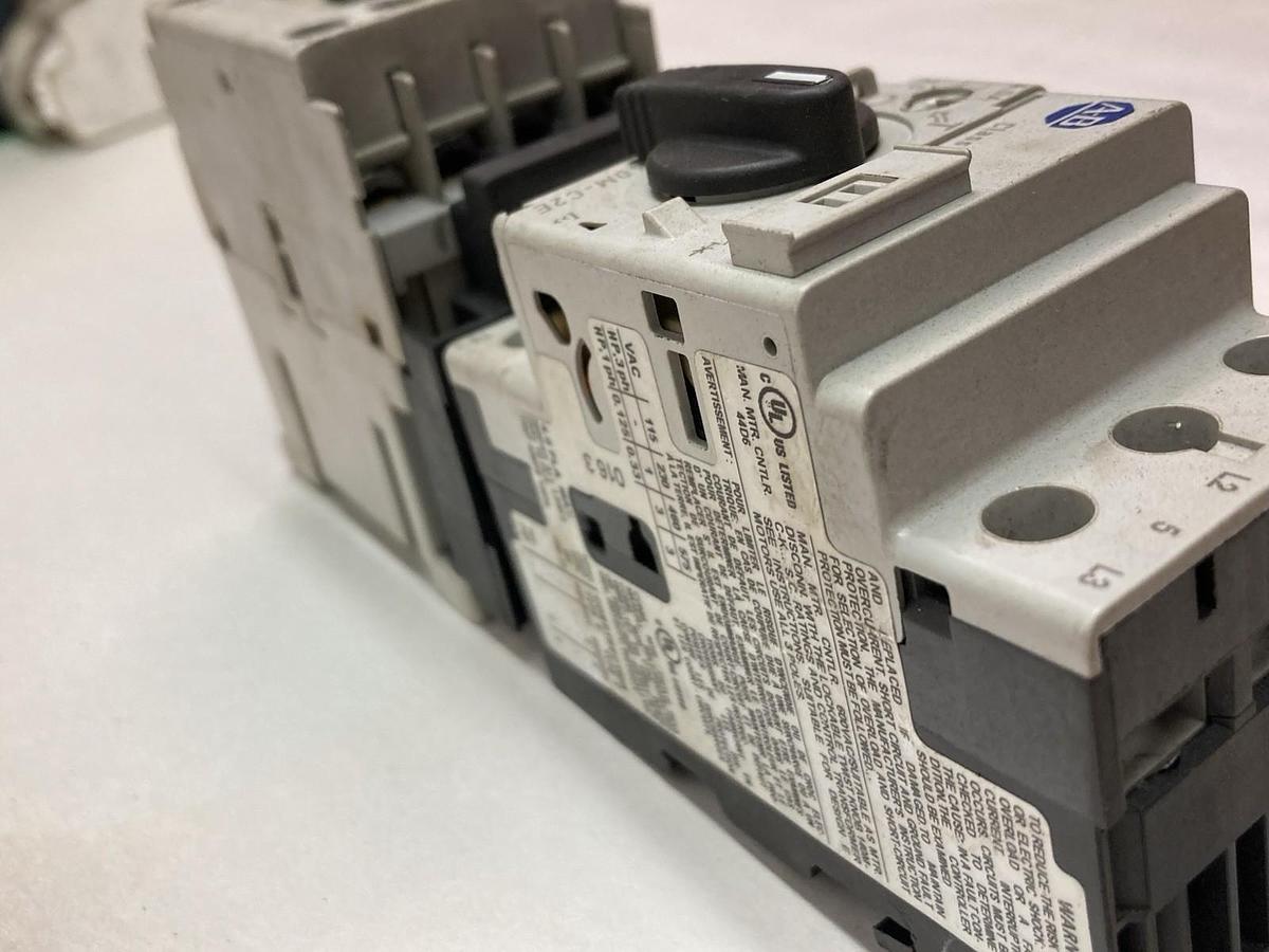 Used Allen-Bradley,140M-C2E-B40,Protector Circuit Breaker w/100-C09E*10 Contactor