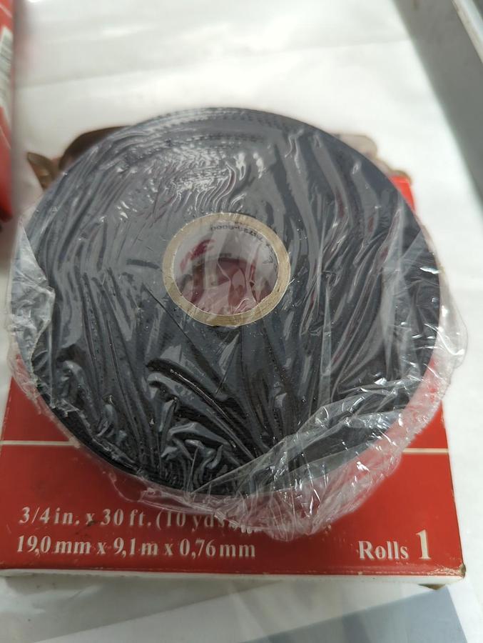 3M SCOTCH,23,RUBBER SPLICING TAPE ROLL 3/4 INCH X 30FT LOT OF 3 NOS