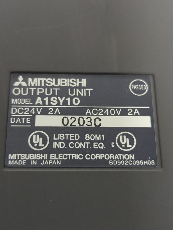 Used MITSUBISHI,A1SY10,OUTPUT UNIT MODULE PRE-OWNED