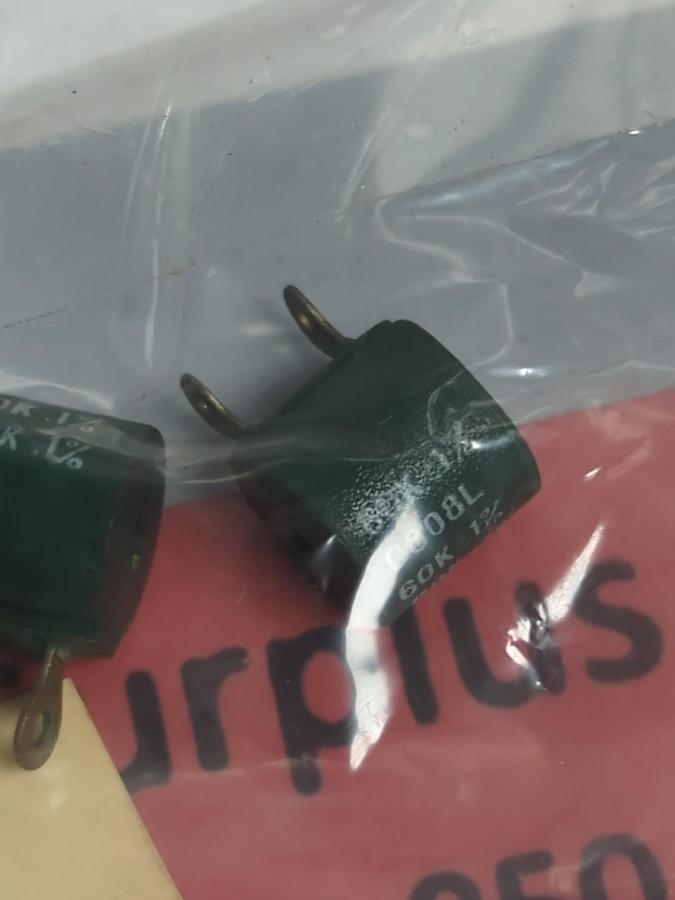 UNBRANDED,0808L,MINIATURE COIL 60K .1% LOT OF 2 NOS