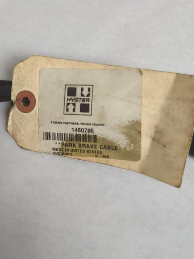 HYSTER,1460795,FORKLIFT EMERGENCY PARK BRAKE CABLE NOS