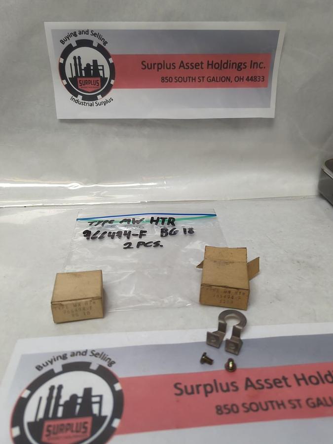 WESTINGHOUSE,966494-F BG18,TYPE MW OVERLOAD HEATER ELEMENT LOT OF 2 NOS