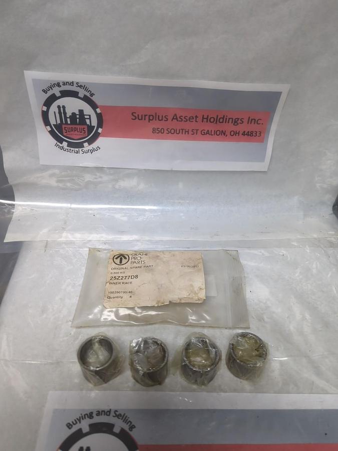 CRANE PRO PARTS,25Z277D8,INNER RACE LOT OF 4 NOS