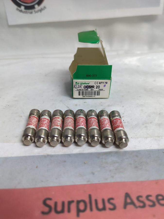 LITTELFUSE,KLDR20,FAST ACTING 20 AMP FUSES BOX OF 8 NOS