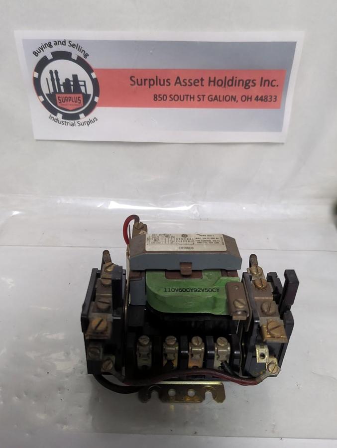 Used GENERAL ELECTRIC,CR106C0,CONTACTOR SIZE 1 600AC PRE-OWNED