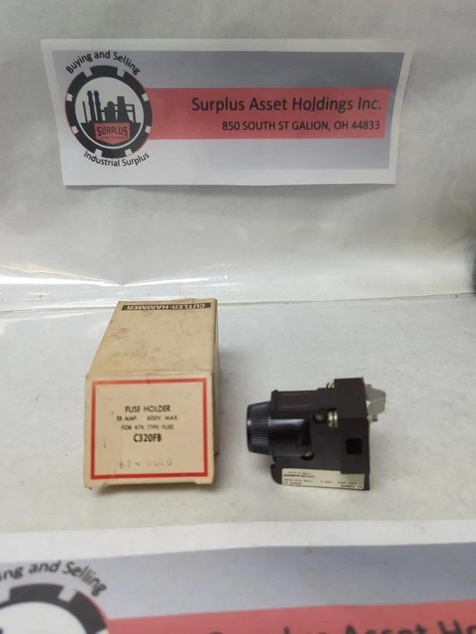 CUTLER-HAMMER,C320FB,FUSE HOLDER 15 AMP 600V NOS