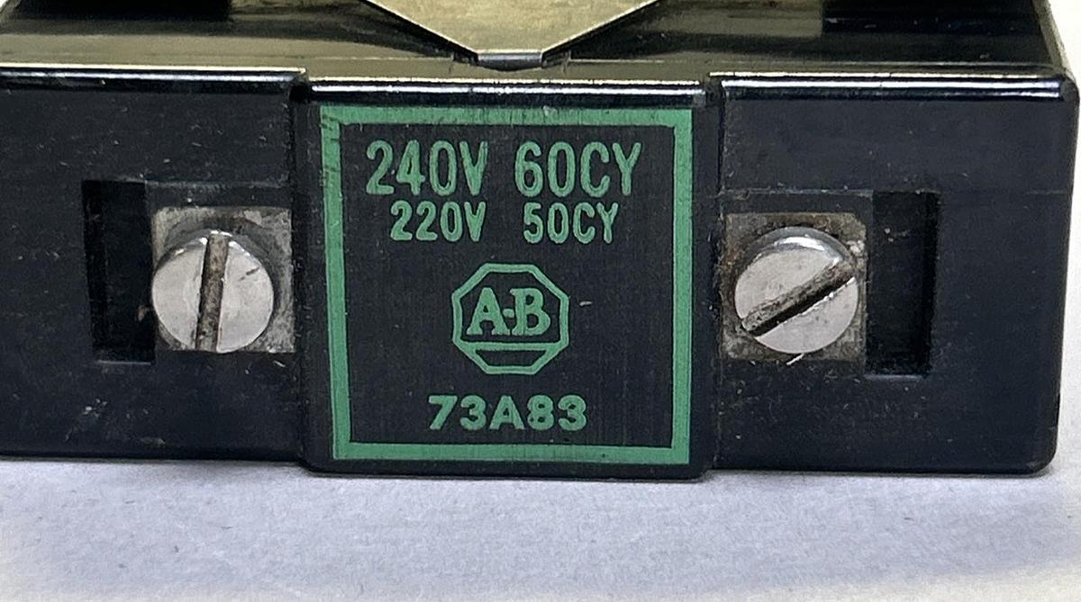 Used ALLEN BRADLEY,73A83,COIL 220/240V