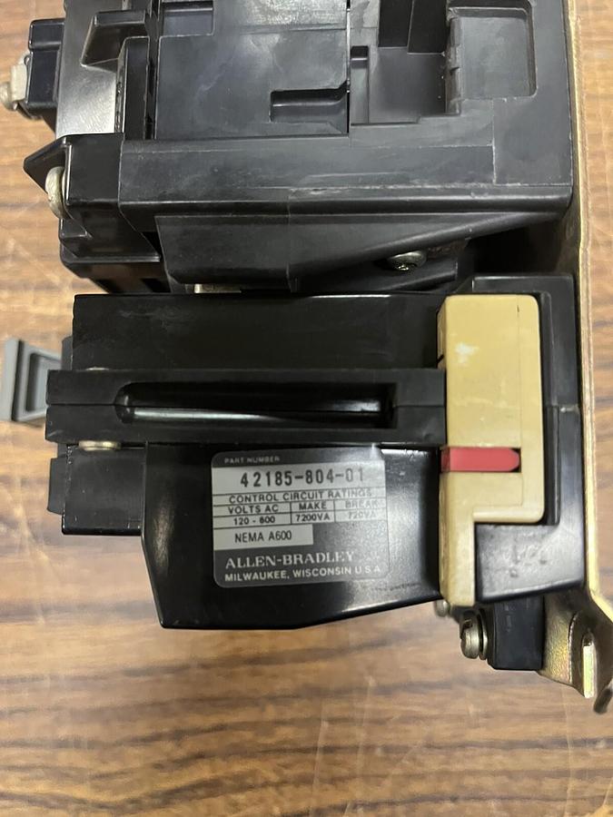Used Allen Bradley,509-AOXD,SIZE 0 MOTOR STARTER 110/120V COIL