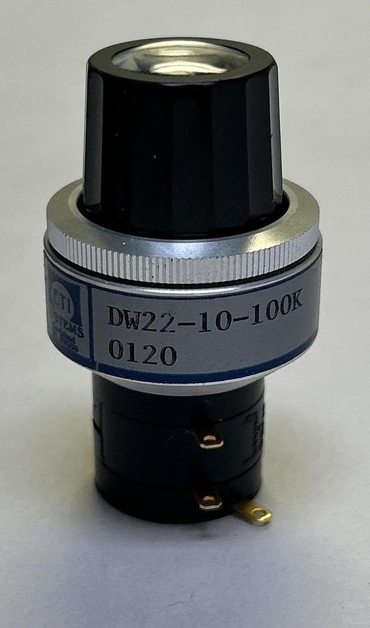 Used ETI SYSTEMS,DW22-10-100K,POTENTIOMETER