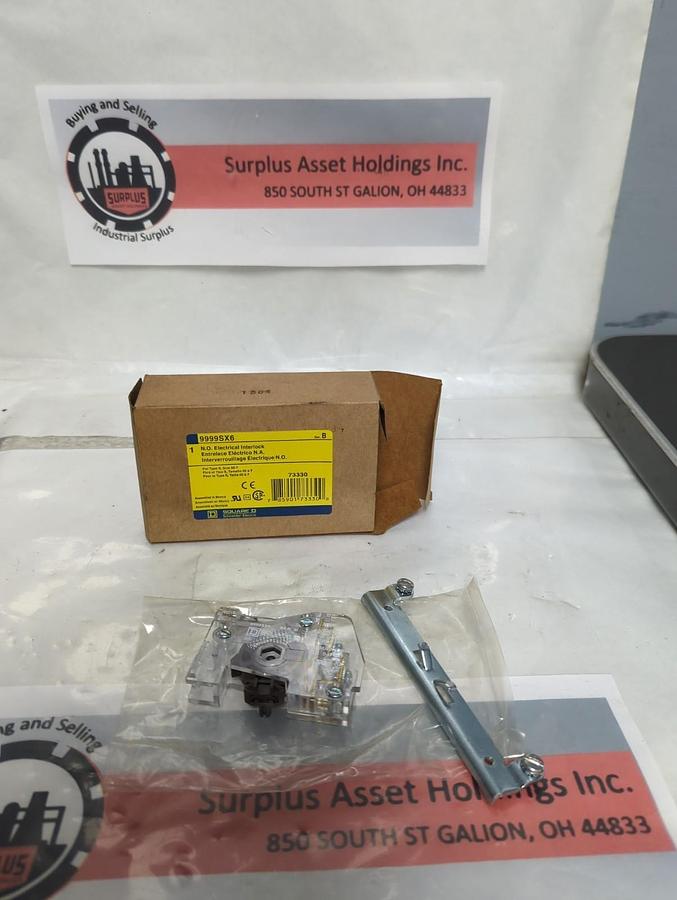 SQUARE D,9999SX6,ELECTREICAL INTERLOCK FOR TYPE S SIZE 00-7 NOS