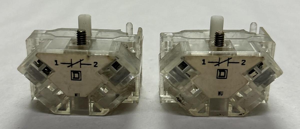 SQUARE D,9001-KA3,CONTACT BLOCK LOT OF 2 NOS