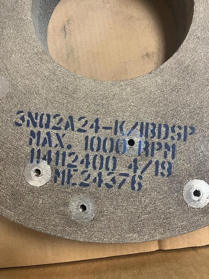 NORTON,3NQ2A24-K/IBDSP,QUANTUM CERAMIC GRINDING WHEEL 23"X2.95"X8"