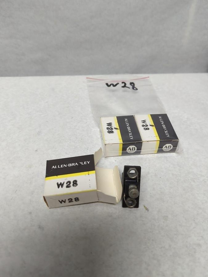 ALLEN BRADLEY,W28,THERMAL OVERLOAD HEATER ELEMENT LOT OF 3 NOS