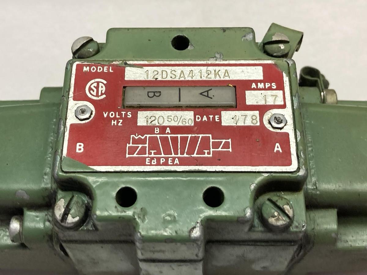 Used Numatics,12DSA412KA,Solenoid Valve 120V 17A 50/60Hz
