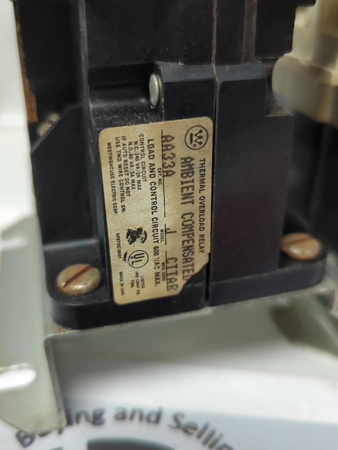 Used Ingersoll Rand,39166913,Motor Starter 600V 110-120V Coil Compressor