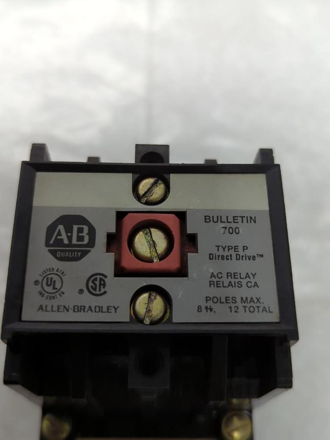 Used ALLEN BRADLEY,700-P200-A1,SERIES B AC RELAY PRE-OWNED