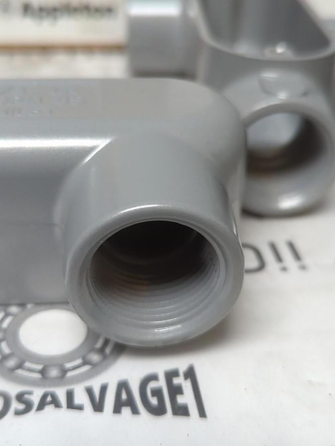 APPLETON,LR75-A,3/4 INCH FORM 85 ALUMINUM CONDUIT BODY BOX OF 5 NEW